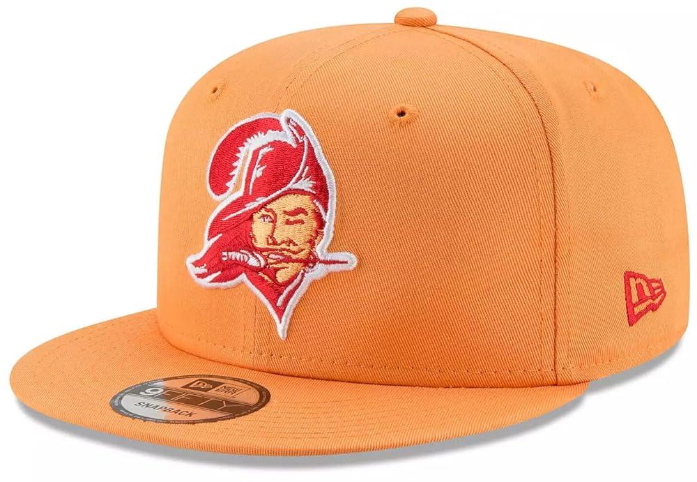 New Era 유니 성인용 NFL 9FIFTY Historic LEG 레그acy ThrowBACK 백 로고 조절 가능한 스냅백 모자 캡 프