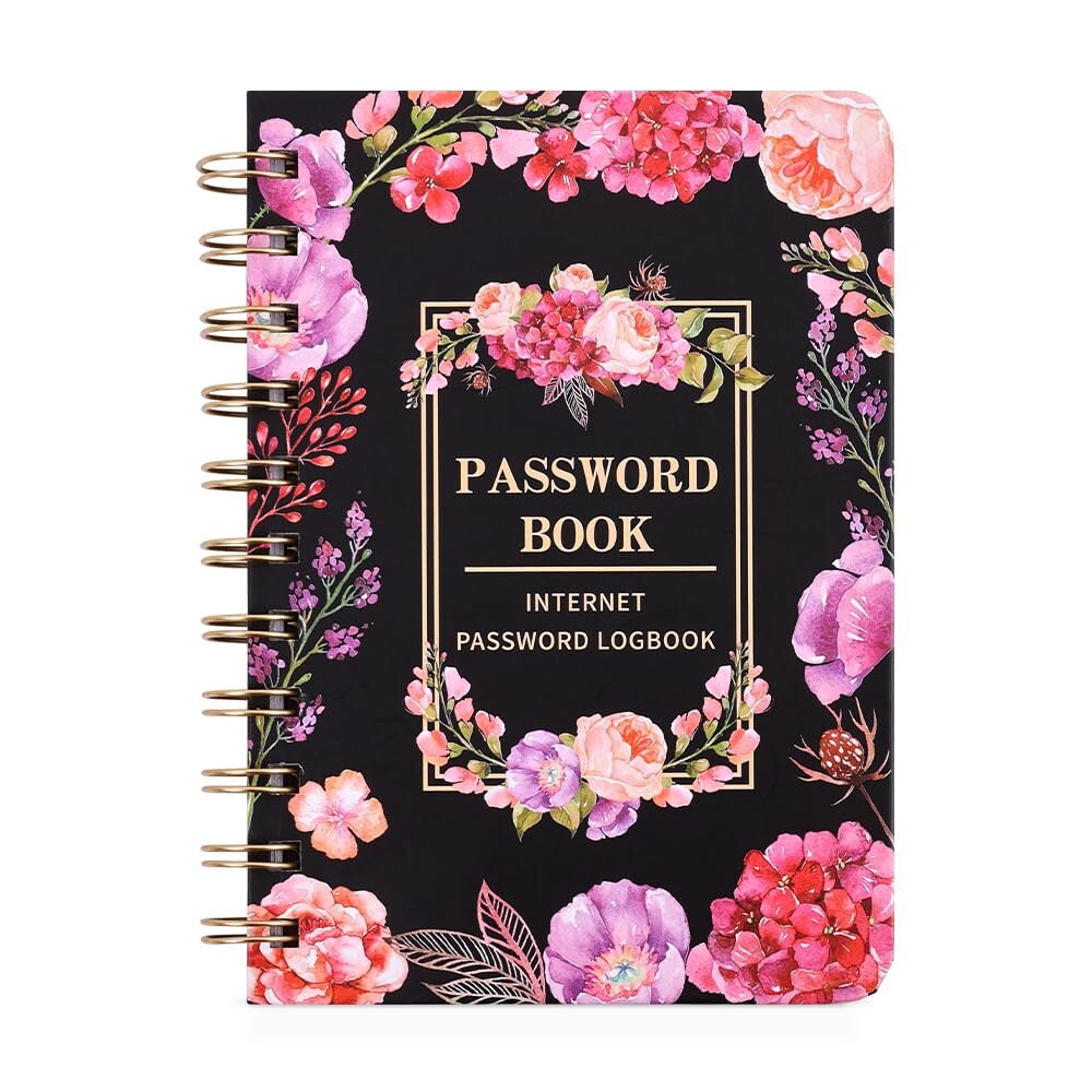 [오늘출발] 인터넷 웹사이트 주소 로그 세부 정보 가정 및 사무실용 비밀번호 로그북 선물 알파벳 탭이 있는 ICCEMee