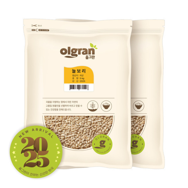 [오늘출발] 국산 늘보리 10kg(5kgx2봉) 늘보리쌀 / 2025년 햇곡