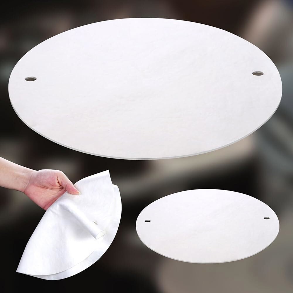 [오늘출발] LEOLIO 2PCS 12인치 도자기 및 도자기용 배트메이트 제작용 업그레이드된 원형 점토 던지기 천 도구 기계