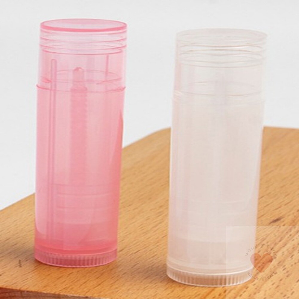 [오늘출발] 해피바스켓 립밤 공병 고체향수케이스 립스틱공병 립스틱케이스 고체에센스공병