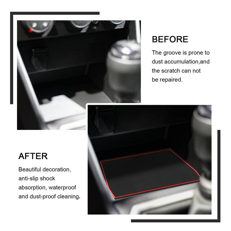 [호환] 다치아 조거 하이브리드 2021-2024 호환 도어 슬롯 패드 자동 인테리어 액세서리용 자동차 그루브 매트(881