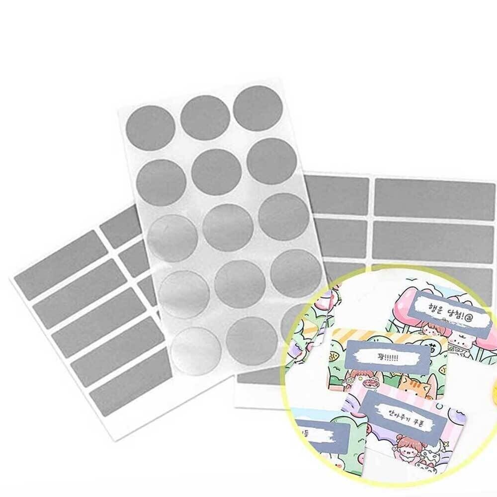 직사각60mm 10장 스크래치 스티커 복권 복권만들기/즉석/생일/축하/효도/이벤트/게임/카드/땡큐/쿠폰/DIY