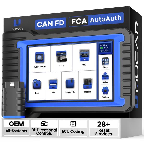 [해외] MUCAR VO7 S 전문 자동차 진단 도구 자동 Obd2 스캐너 28 리셋 평생  ECU 코딩 양방향 스캔 도구 CANF