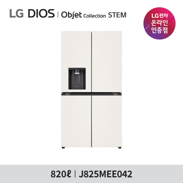 LG전자 구독 LG 디오스 오브제컬렉션 얼음정수기냉장고 J825MEE042 820L 2등급 72개월약정 월78900원