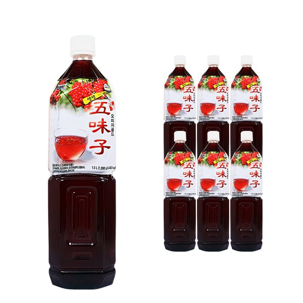 청솔 생생 오미자 골드 1.5L 한박스 (1.5L x 6ea)