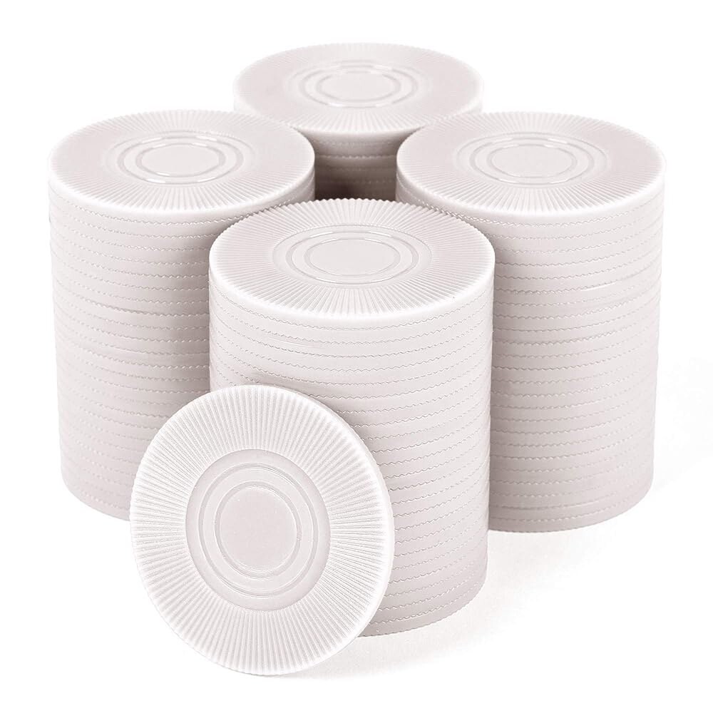 브라이벨리 100팩 연동 포커 칩 세트 - 텍사스 홀덤 엠 포커 카드 게임 카지노 나이트 수학 카운팅 학습