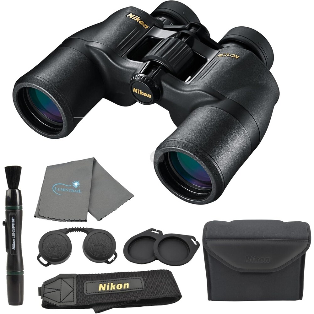 니콘 쌍안경 Nikon 콘서트 뮤지컬 망원경 오페라글라스 Aculon A211 10x42 옵션1