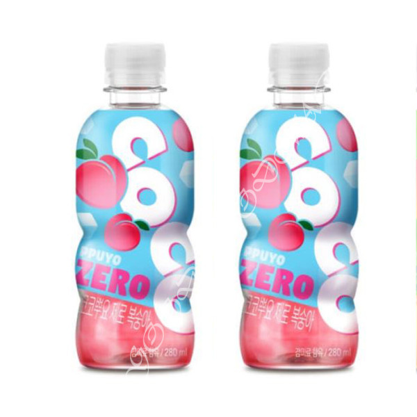 [오늘출발] 팔도 팔도 코코뿌요 제로 복숭아맛 280ml (24펫) 무료배송