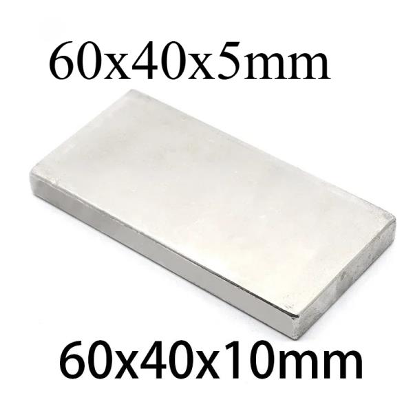 [오늘출발] N35 60x40x5 60x40x10 직사각형 맞춤형 사각형 블록 강력한 세대 자석 검색 자기 프로젝트 과학 냉장고