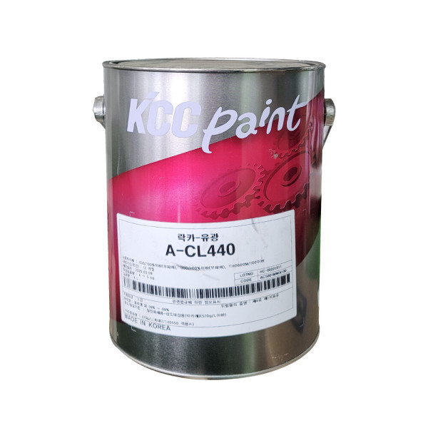 [케이씨씨]KCC KCC 페인트 CL440 락카상도 유광 철재용 / 3000(HMF)(L)(황색) 18L 유광