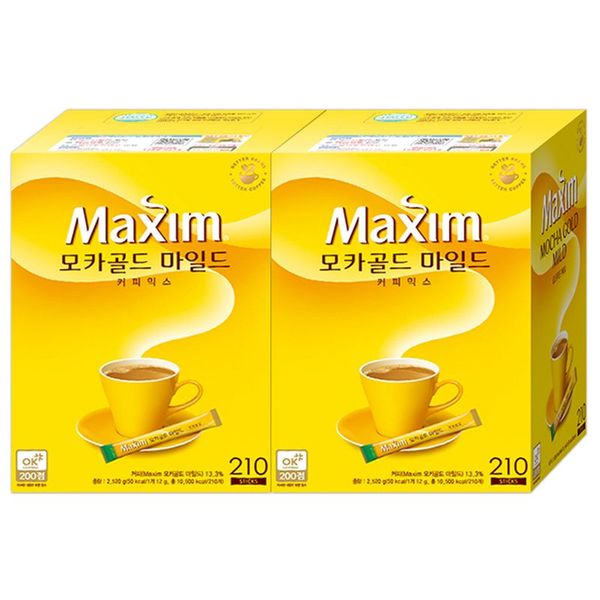 [동서식품]맥심 (NS홈쇼핑)동서 맥심 모카골드 커피믹스 420T(210T+210T)35096218