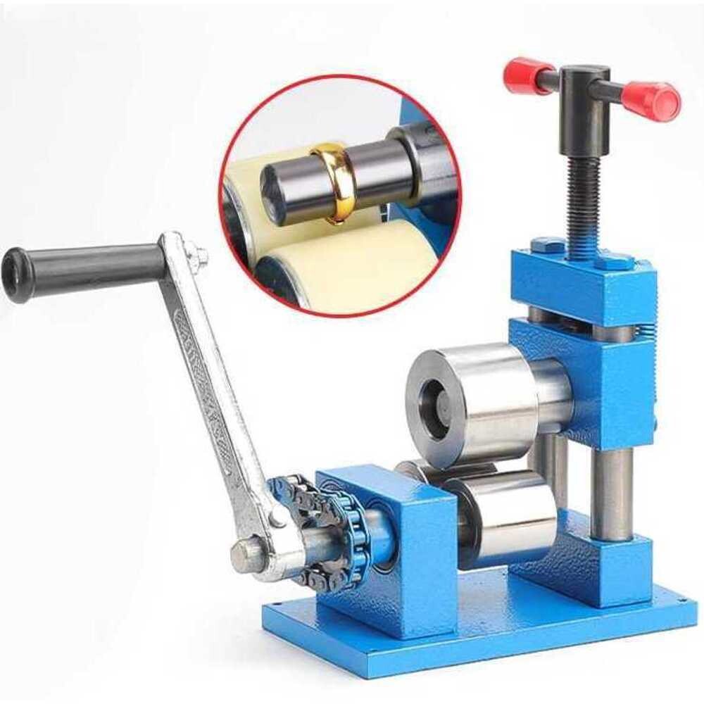 [오늘출발] 반지 팔찌 압착기 롤링기 슬롯 수동밴딩기 빨간 만들기 타입 그루브 공방 머신 스틸