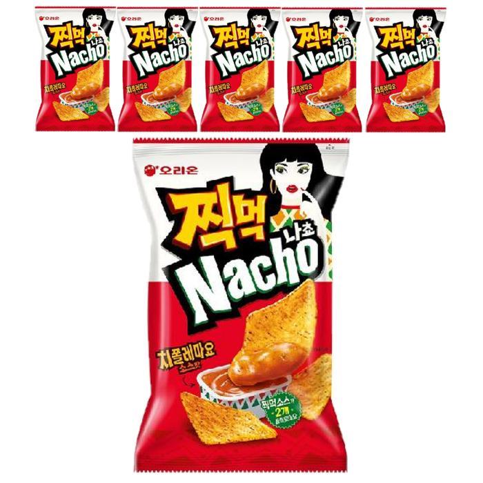 오리온 오리온제과 찍먹 나쵸 치폴레마요소스맛 168g 6개