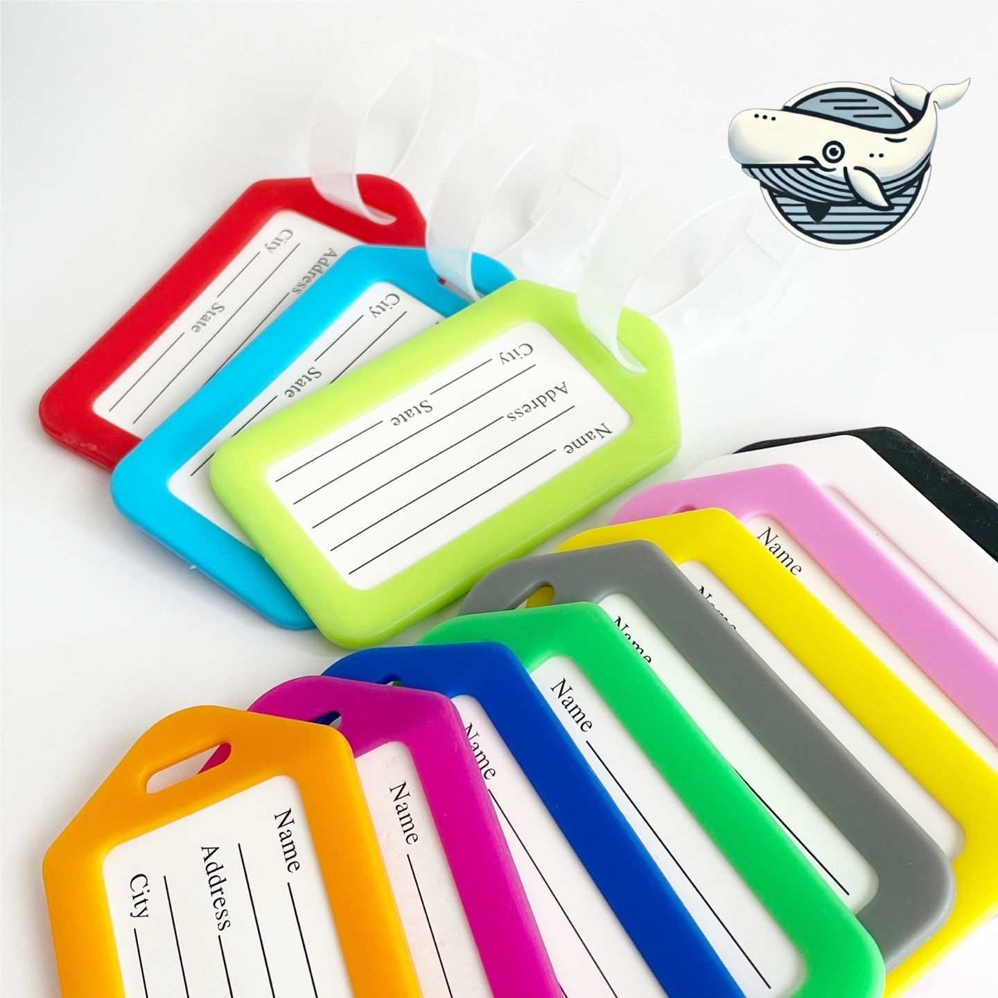 다채로운 여행 수하물 네임 태그 깔끔한 주소 수화물 라벨태그 라벨택 라벨 네임택 택 가방 캐리어 골프백