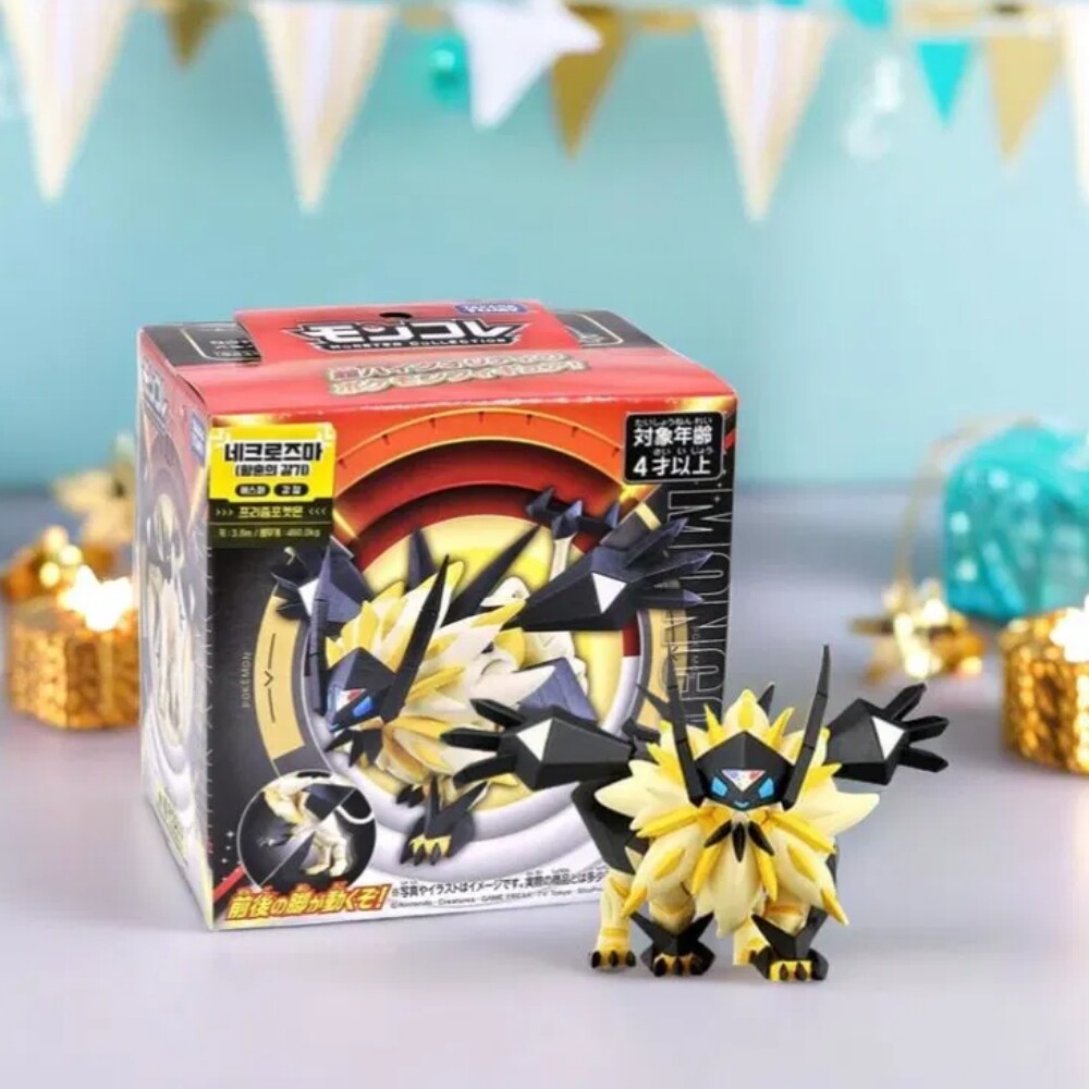 [오늘출발]포켓몬스터 피규어 네크로즈마 황혼의 갈기 몬콜레 포켓몬 에스퍼 강철 모형 콜렉션 장난감