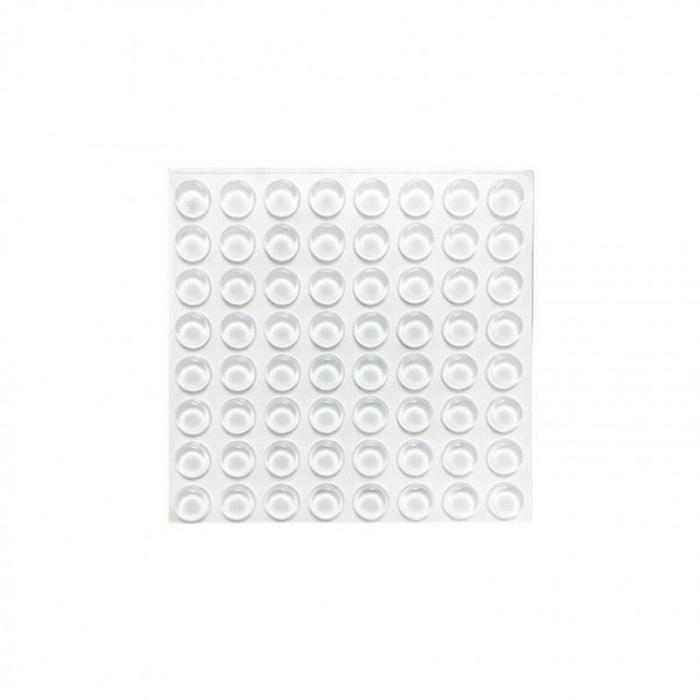 패드 유리 미끄럼방지 충격흡수 실리콘 12mm 64개 (40VXG)