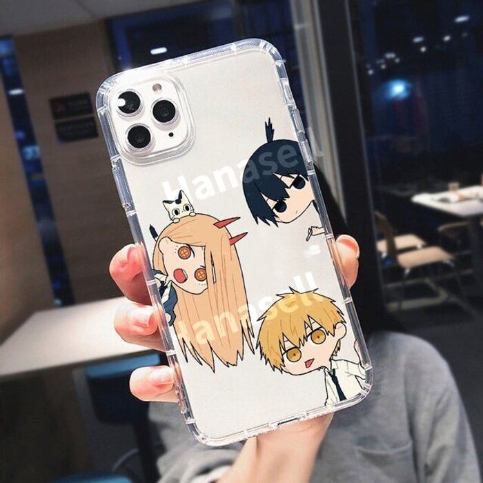 [오늘출발] 체인소맨 애니메이션 게임 굿즈 휴대폰 스마트폰 케이스 아이폰 1112프로-H/아이폰 SE 2020용