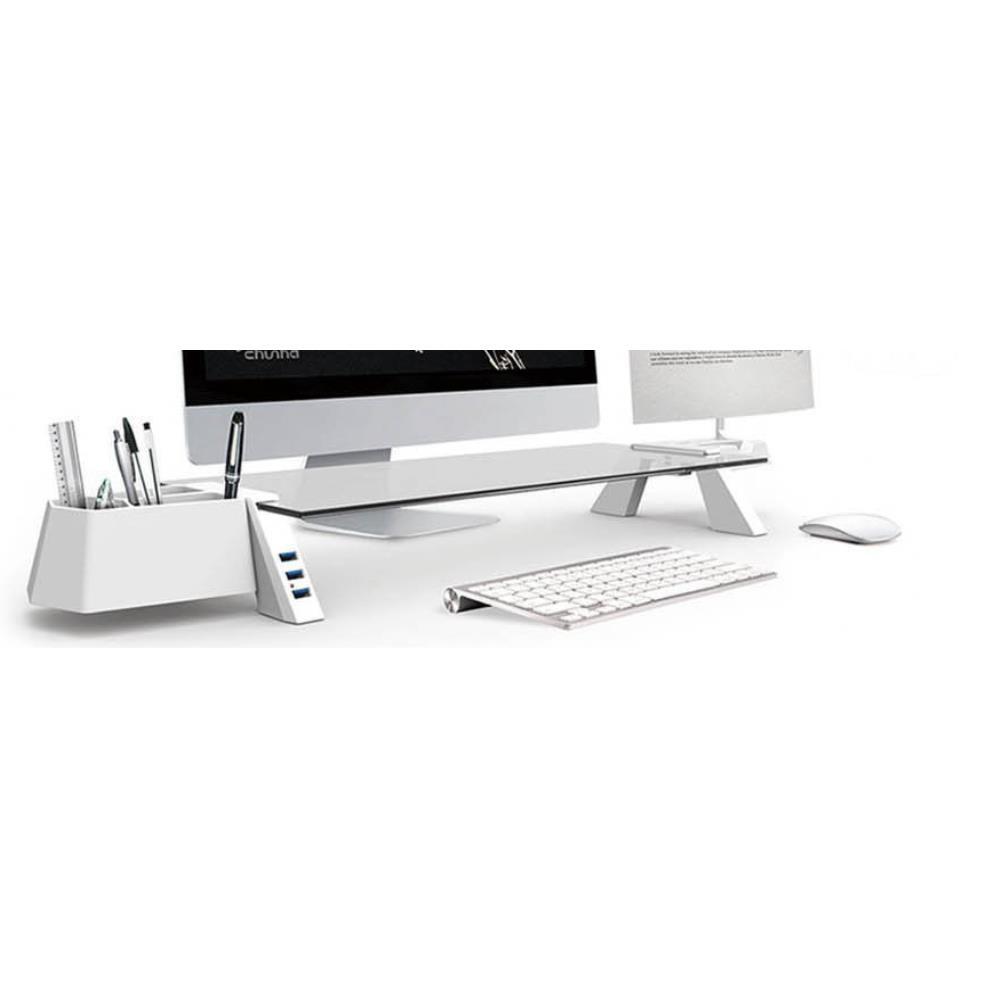 [오늘출발] 1인 사무실 프리랜서 USB 펜 꽂이 모니터 멀티 보조 책상 패드 컴퓨터 pc