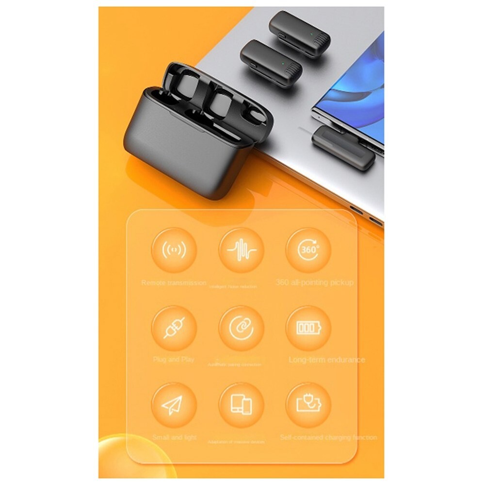 [오늘출발] FFYY 미니 소형 라이브 스트림 동기화 소음 라발리에 블로거 인터뷰 플레이 자동 무선 플러그 감소 마이크