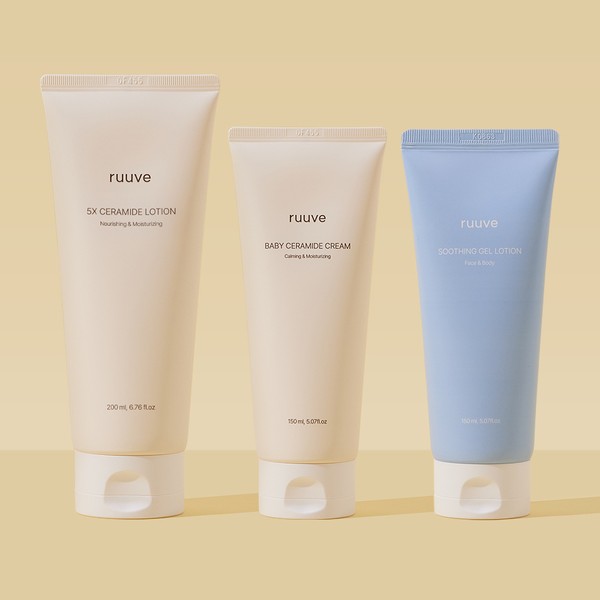 보습 3종 set 고보습 크림 150ml + 세라마이드 로션 200ml + 수딩 젤 로션 150ml)