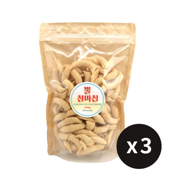 [오늘출발] 더드림 워니네 바삭하고 건강한 뿔참마칩 120g X 3개 / 건강 과자 간식 무료배송