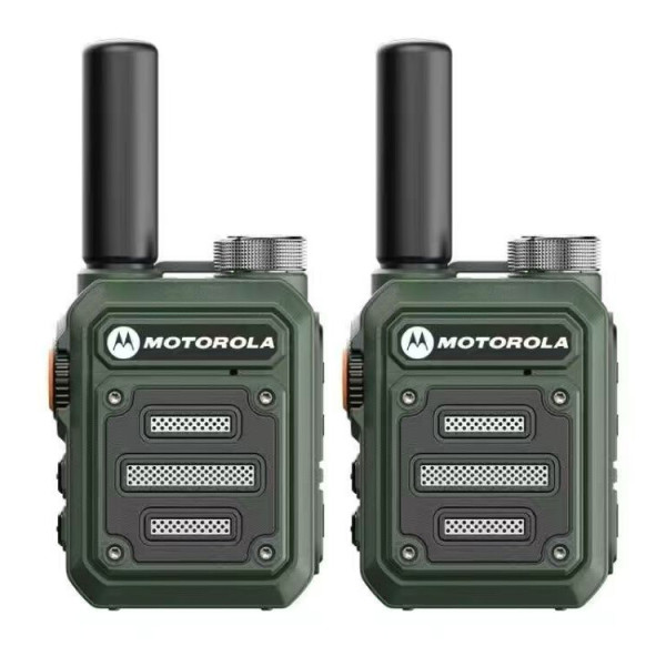 [해외] 1+1 모토로라 무전기 업무용 생활무전기 고성능 워키토키 디지털 무전기 G63 그린