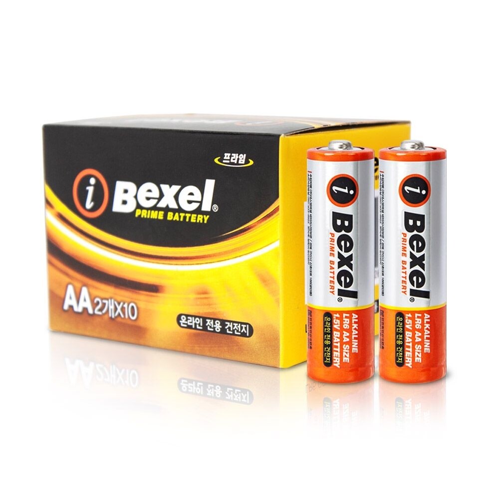 (프라임 AAA 20알) 벡셀건전지20알/AA/AAA/알카라인/온라인전용/가성비/안전한/누액/방지/무수은/무카드뮴/