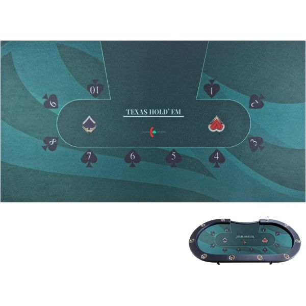 108 X 56인치 텍사스 홀덤 프로 카지노 포커 앤 도박 테이블 천 펠트 100 내구성이 뛰어난 원단 방수 얼룩