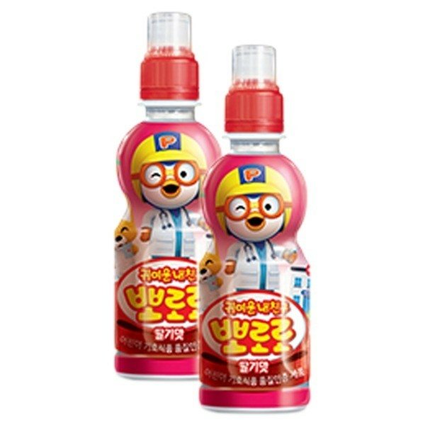 팔도 뽀로로 딸기맛 235ml x 24PET