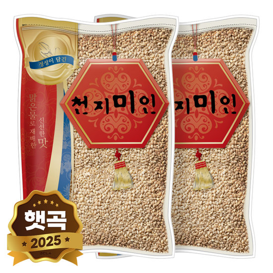 현대농산 2025년 햇곡 수입 늘보리 10kg (5kgX2봉) 겉보리 꽁보리