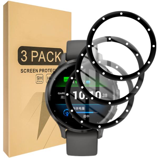 [오늘출발] Garmin Venu 3 3S 2 플러스 20D 커브드 엣지 풀 커버리지 소프트 보호 필름 스크린 보호대 유리 아님