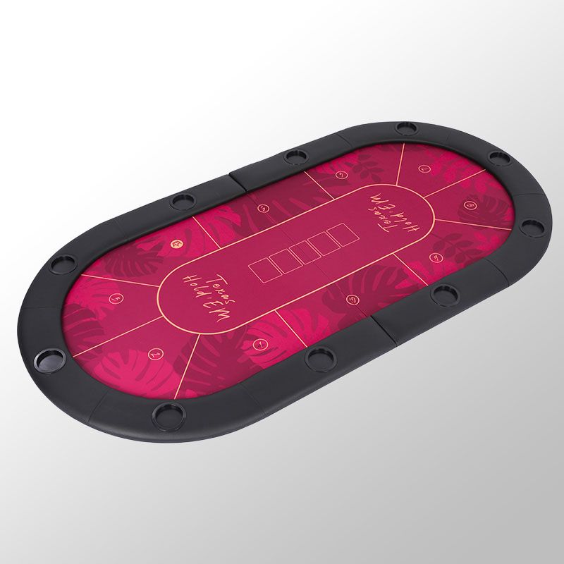 대형 포커테이블 다이 바둑판 토너먼트 카드룸 철제 칩 카지노 보드게임 대회용 ((((블 B. 와인 (210x100cm