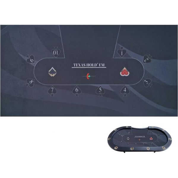 108 X 56인치 텍사스 홀덤 프로 카지노 포커 앤 도박 테이블 천 펠트 100 내구성이 뛰어난 원단 방수 얼룩