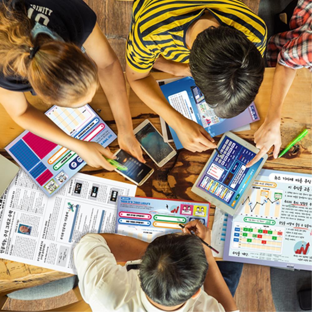 소프트 웨어를 이용한 AI 모의 주식투자 전략게임 5개입 학급용 적응력