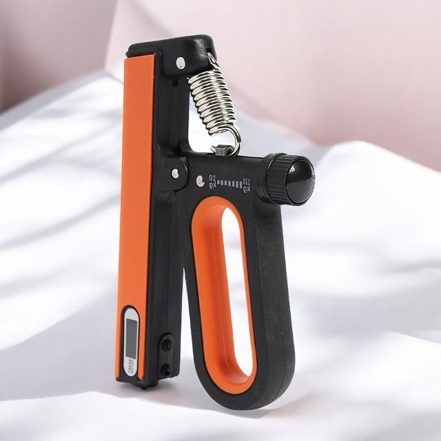 게더릭 타이머 강도조절 카운트 악력기 (오렌지) (WFI2HZO)