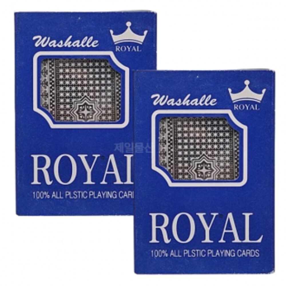 고급 로얄 트럼프카드 2개/포카카드/카지노게임/가족게임/게임용카드/게임카드/겜블러카드/고급카드/고급