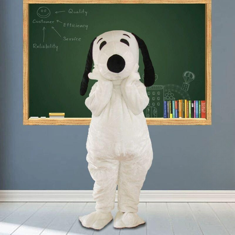 [해외] 강아지 인형탈 코스튬 의상 행사 무대 분장 인형 알바