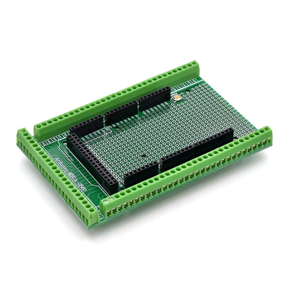 [오늘출발] [호환] 스크류 터미널 블록 MEGA2560 R3 타입과 ARDUINO 2560 호환 양면 키트 MEGA 보드 PCB 프로토 실드