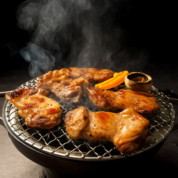 마들 간장 닭갈비 1kg 국내산 닭다리살 캠핑 음식  양념 밀키트 숯불 마들 푸드