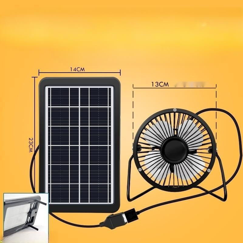 다이정글 태양광 선풍기 야외 휴대용 태양열 USB 피서 제주도 6v3.3w 10cm 선풍기 1개
