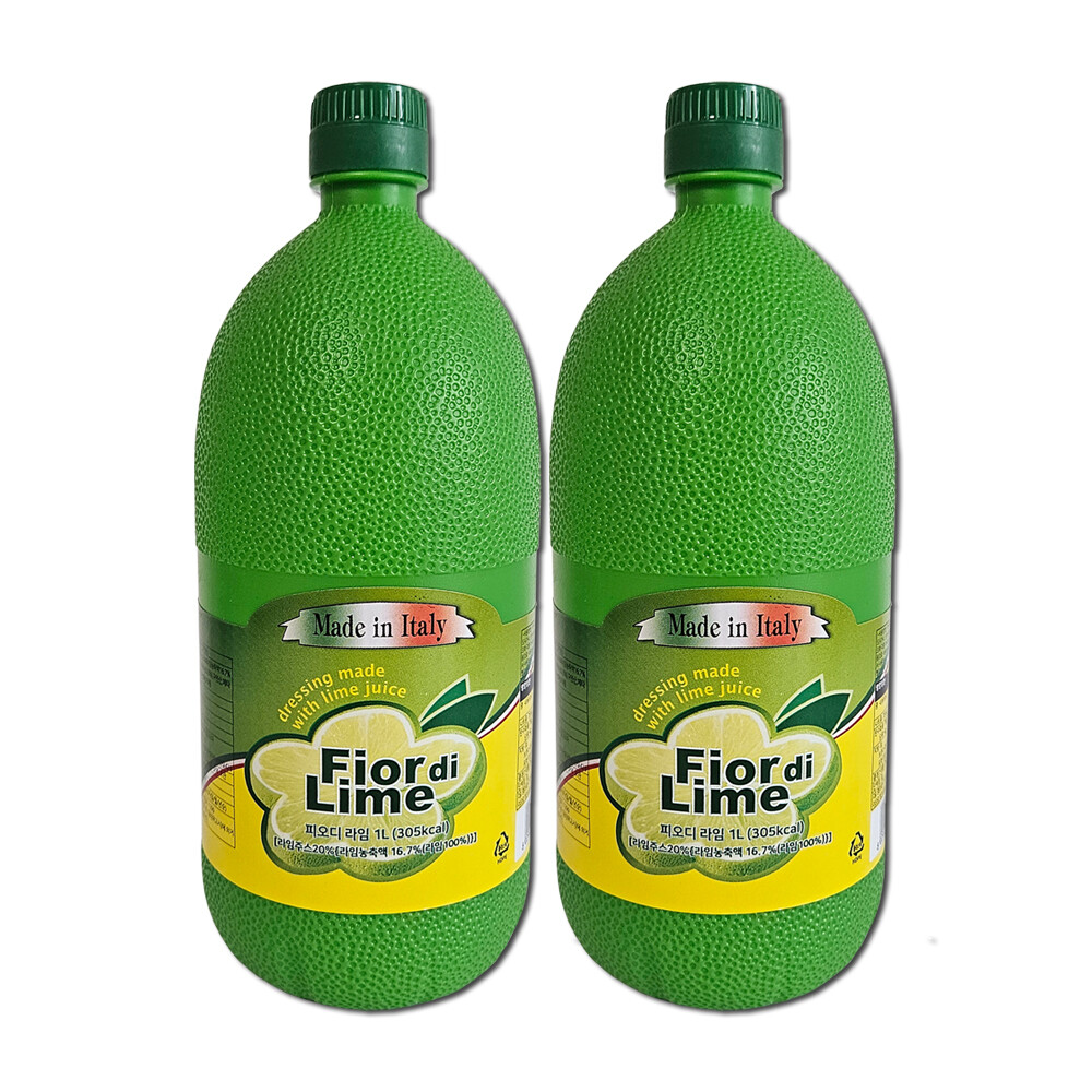 [오늘출발]피오디 라임주스 라임즙 1L x 2개