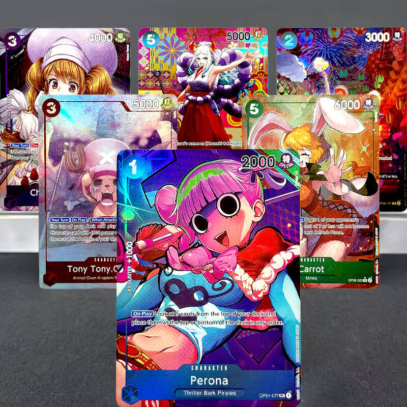 원피스 포토 카드 EN 페로나 토니 Chopper 당근 샬롯 푸딩 야마토 오나미 컬렉션 게임 크리스마스 생일 선