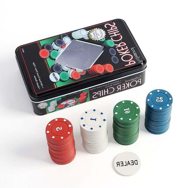 여행 숫자포커칩 4색 100p세트 룰렛 점수 숫자 토큰
