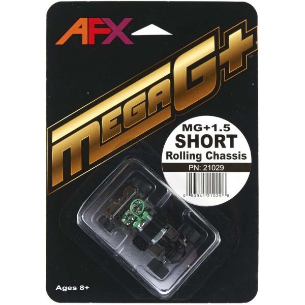 AFXRacemasters 메가 G 롤링 섀시 - 짧은 AFX21029 HO 슬롯 레이싱 카