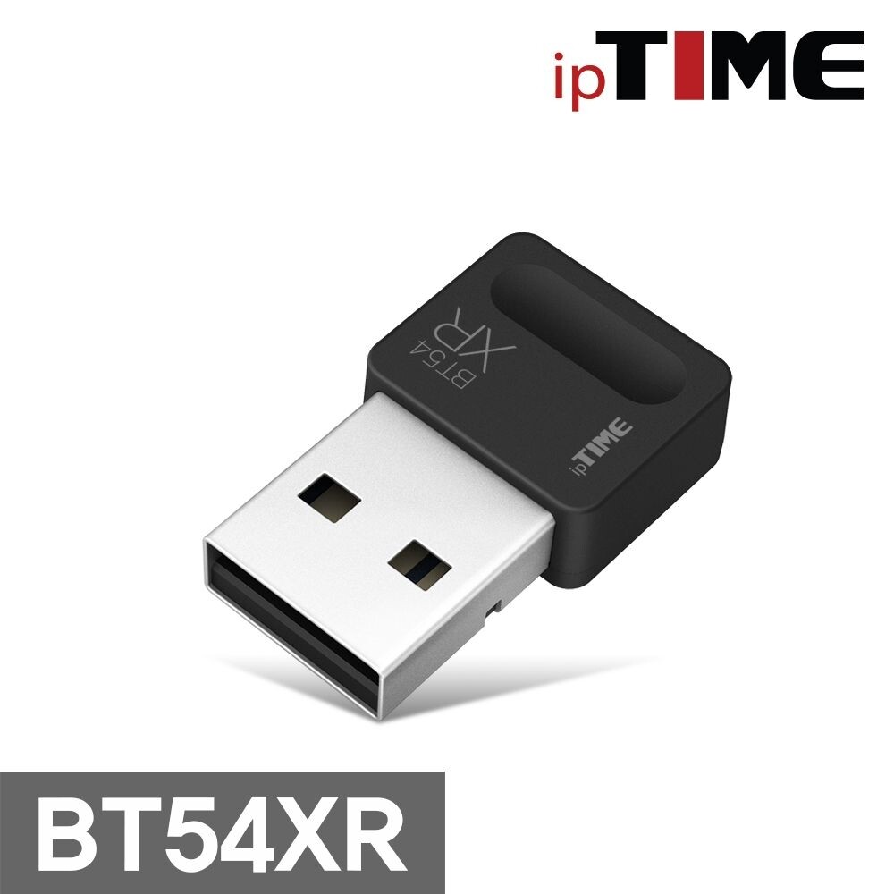 (블랙) ipTIME 블루투스 5.4 동글/송신기/송수신기/모듈/무선/연결/USB/미니/PC/동글이/미러링/와이파이