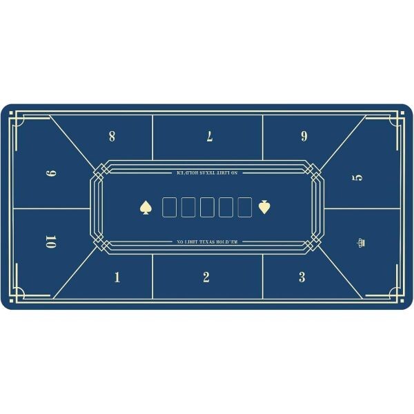 전문가용 포커 매트 휴대용 테이블 레이아웃 텍사스 홀덤 전문 카지노 상판 캐리어 가방 포함 고무 게임 커