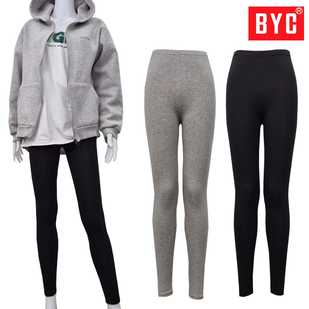 [오늘출발] BYC 국산 BYC 면스판 9부 레깅스 여성쫄바지 면타이즈 데일리 여자 무지레깅스