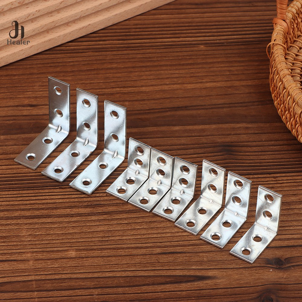 [오늘출발] 서랍 DS-RV 브래킷 직각 자형 고정 20pcs 브레이스 선반 하드웨어 코너 교정기 가구 금속