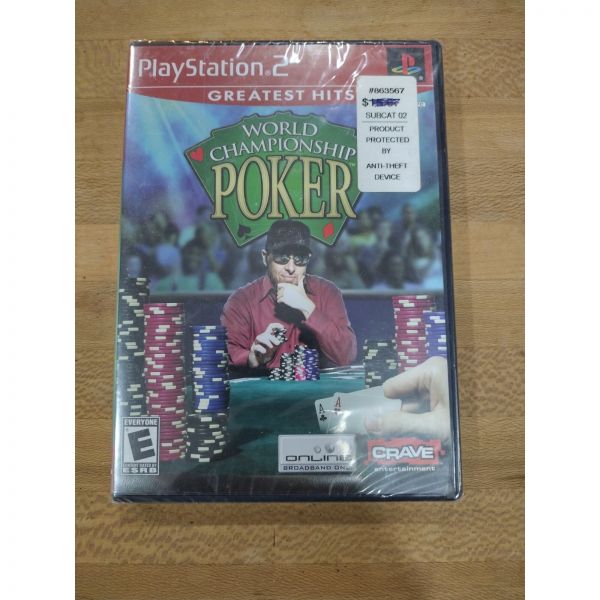 관부가세포함 PlayStation 2용 월드 챔피언십 포커 밀봉됨